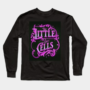 Poirot The Little Grey Cells - Purple Palette Long Sleeve T-Shirt